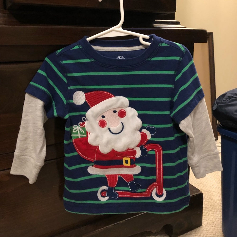 2T Santa Shirt